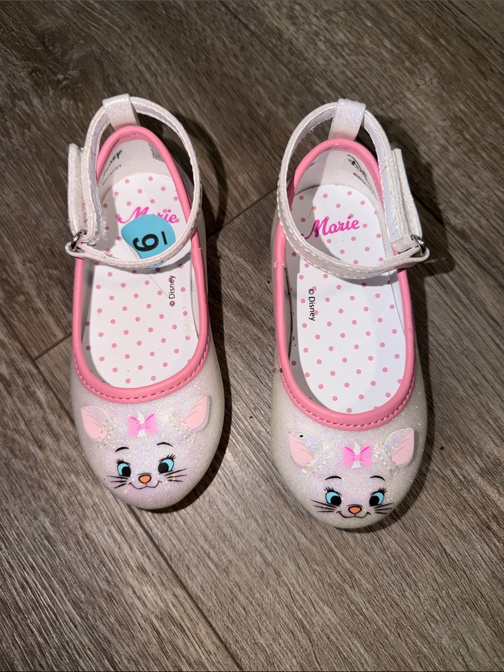 Girls Sparkle Cat Mary Jane Shoes in Light Pink